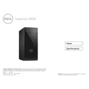 Dell Inspiron 3650 Desktop manual cover