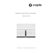 Caple Wi155 Wine Cabinet manual cover