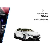 Maserati Ghibli Touch Control 2015 Sedan manual cover