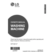 LG WT1901CK WT1901CK.ABSETUS Washing Machine manual cover