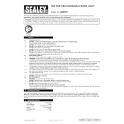 Sealey LED315 Worklight manual cover