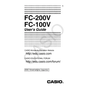 Casio FC-100V Calculator manual cover