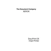 Xerox DocuPrint C6 Printer manual cover