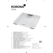 Korona 77715 Scale manual cover