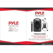 Pyle PWMA1216BM Speaker System manual cover