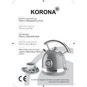 Korona 20667 Kettle manual cover