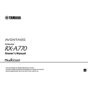 Yamaha RX-A770 Receiver