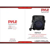 Pyle PSBT62A Speaker manual cover