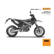 KTM SMC 690 R AUS 2013 Motorcycle manual cover