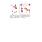 Barbie Mattel Teresa Saddle N Ride Horse DFR32 Toy manual cover