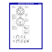 Casio IQ66 Clock manual cover