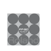 Roland FP-50 manual cover