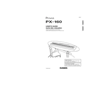 Casio Privia PX160 Keyboard manual cover