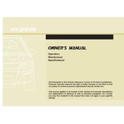 Hyundai Genesis 2014 Sedan manual cover