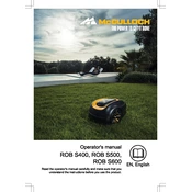 McCulloch ROB S400 manual cover