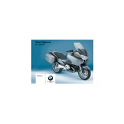 BMW R 1200 RT 2007 Motorcycle manual cover