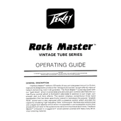 Peavey Rock Master Vitage Tube Series Amplifier manual cover