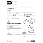 Toro HoverPro 450 02601 111-6800 Blade Kit manual cover