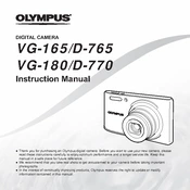 Olympus D-765 manual cover