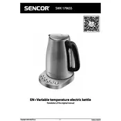 Sencor SWK 1796SS Kettle manual cover