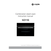 Caple SO110 Oven manual cover