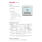 Honeywell T6 Pro Thermostat manual cover