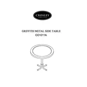 Crosley CO1011A Table manual cover