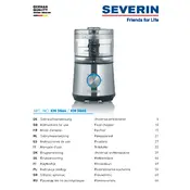 Severin KM 3864 Shredder manual cover