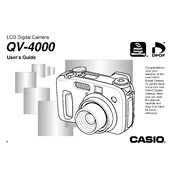 Casio QV4000 Camera manual cover