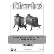 Clarke 6910065 Boxwood Cast Iron Stove manual cover