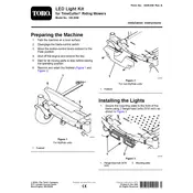 Toro TimeCutter LED 140-2056 Light Kit manual cover