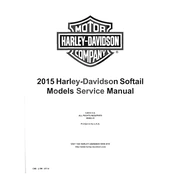 Harley-Davidson Softail 2015 Motorcycle manual cover