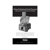 Viking VFP12 Food Processor manual cover