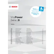 Bosch Series 8 MMBV625M Blender manual cover