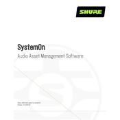 Shure System0n Software manual cover