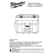 Milwaukee M18 Fuel 0970-20 Vacuum manual cover