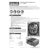 Sealey D200T Tank manual cover