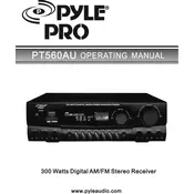 Pyle PT560AU Stereo Receiver manual cover