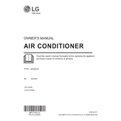 LG LW1216HR LW1216HR.AT3AUSH Air Conditioner manual cover