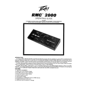 Peavey RMC 2000 Control System manual cover