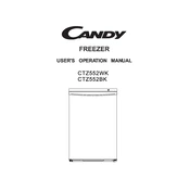 Candy CTZ552WK manual cover