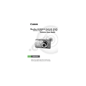 Canon Digital IXUS 210 manual cover