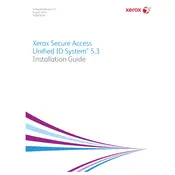 Xerox Secure Access Unified ID system Ver.5.3 Software