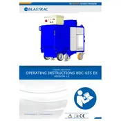 Blastrac BDC-655 EX Dust Collector manual cover