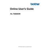 Brother HL-T4000DW manual cover