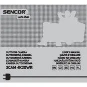 Sencor 3CAM 4K20WR Camera manual cover