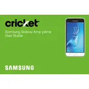 Samsung Galaxy Amp Prime Cricket SM-J320AZWZAIO Phone manual cover