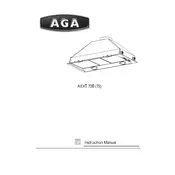 AGA Integrated Cooker Hood AEXT 720(72) Hood manual cover