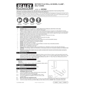 Sealey WCR02 Clamp manual cover