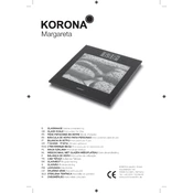 Korona 78220 Scale manual cover